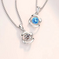 Blacktree Marketplace S925 Sterling Silver Crystal Pendant Necklace